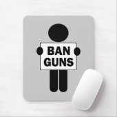 Tapis De Souris Ban Guns (Avec souris)