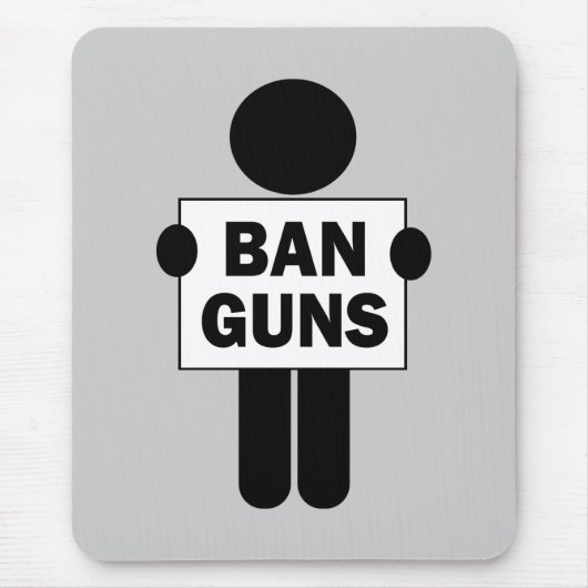 Tapis De Souris Ban Guns (Devant)