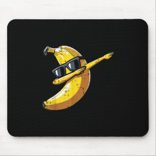 Tapis De Souris Banana Dab Lunettes de soleil mignonette Fruit Dan
