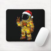 Tapis De Souris Bananaut Space Explorer - Christmas Astronaut Ligh (Avec souris)