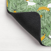 Tapis De Souris Banane tropicale moderne Motif vert (Coin)