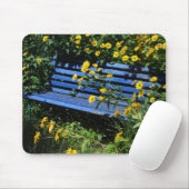 Tapis De Souris banc bleu (Avec souris)