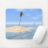 Tapis De Souris "Banc de sable tropical" Mousepad (Avec souris)