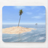 Tapis De Souris "Banc de sable tropical" Mousepad (Devant)