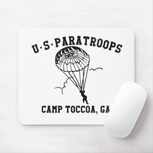 Tapis De Souris Band of Brothers Currahee US Paratrooper Toccoa (Avec souris)