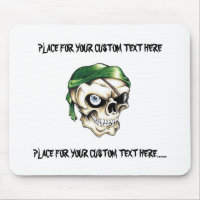 Bandana frais de crâne de pirate de symbole de