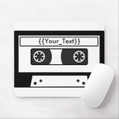 Tapis De Souris Bande Cassette (Avec souris)