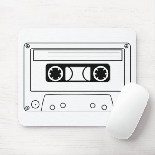Tapis De Souris Bande Cassette (Avec souris)