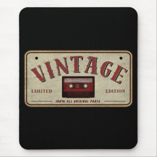 Tapis De Souris Bande Cassette Vintage Édition Limitée Amoureux de