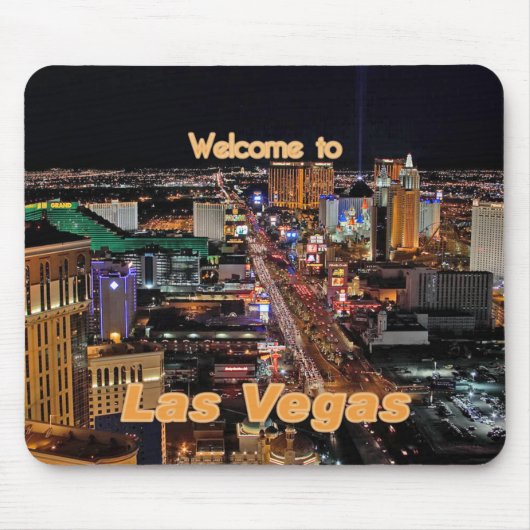 Tapis De Souris Bande de Las Vegas la nuit (Devant)