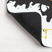 Tapis De Souris Bande de prudence Bio Risque Mousepad personnalisé (Coin)