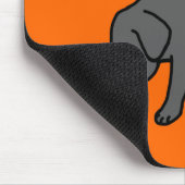 Tapis De Souris Bande dessinée amicale Labrador de laboratoire (Coin)