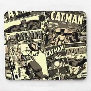 Tapis De Souris Bande dessinée classique CAT-MAN Mousepad