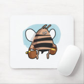 Tapis De Souris Bande dessinée d'abeille (Avec souris)