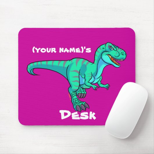 Tapis De Souris Bande dessinée de T-Rex (Avec souris)