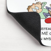 Tapis De Souris Bande dessinée drôle de support technique (Coin)