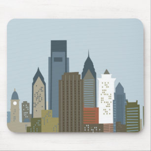Tapis De Souris Bande dessinée Philadelphie