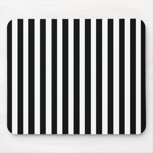 Tapis De Souris Bande moderne noire (Devant)