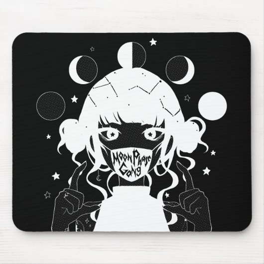 Tapis De Souris BANDE Mousepad de PHASE de LUNE (Devant)