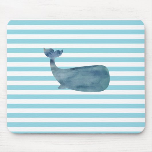 Tapis De Souris Bande nautique de baleine (Devant)