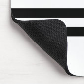 Tapis De Souris Bande noire et blanche (Coin)