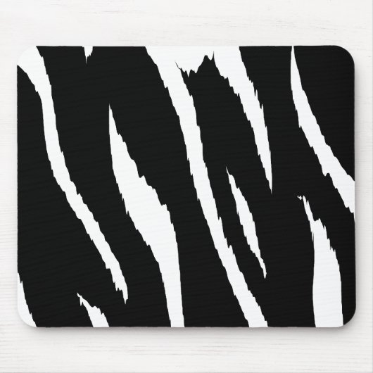 Tapis De Souris Bande noire et blanche (Devant)