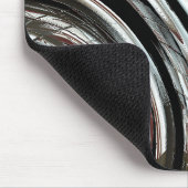 Tapis De Souris Bandes argentées très rustiques ou coutures circul (Coin)