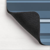 Tapis De Souris Bandes bleu gris (Coin)