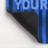 Tapis De Souris Bandes bleues verticales (Coin)