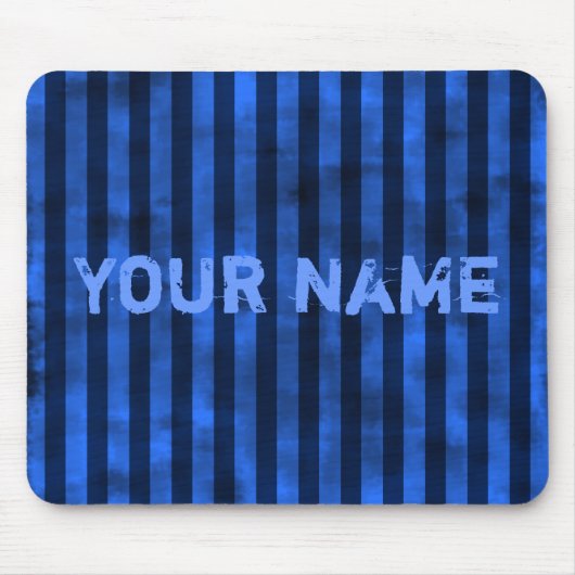 Tapis De Souris Bandes bleues verticales (Devant)