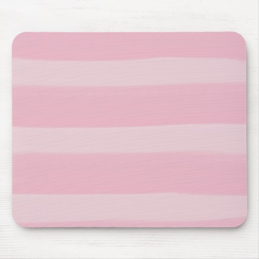 Tapis De Souris Bandes d'aquarelle rose (Devant)