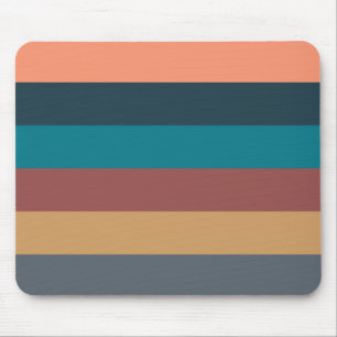 Tapis De Souris bandes de couleur pastel coloré