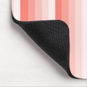 Tapis De Souris Bandes d'ombre de pêche corail (Coin)