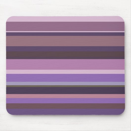 Tapis De Souris Bandes horizontales mauves (Devant)