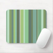 Tapis De Souris Bandes horizontales vert olive (Avec souris)