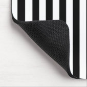 Tapis De Souris Bandes noires et blanches (Coin)