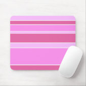 Tapis De Souris Bandes roses (Avec souris)