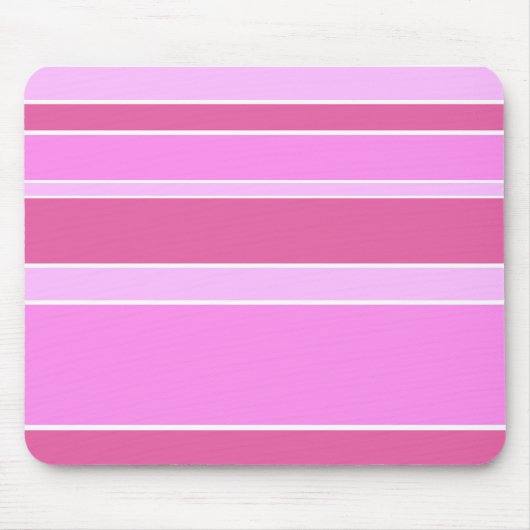 Tapis De Souris Bandes roses (Devant)
