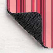 Tapis De Souris Bandes roses chaudes (Coin)