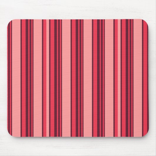 Tapis De Souris Bandes roses chaudes (Devant)