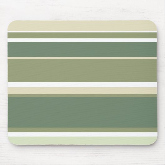Tapis De Souris Bandes vert olive (Devant)