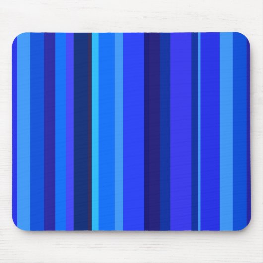 Tapis De Souris Bandes verticales bleues (Devant)