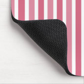 Tapis De Souris Bandes Verticales Mousepad, Rose (Coin)