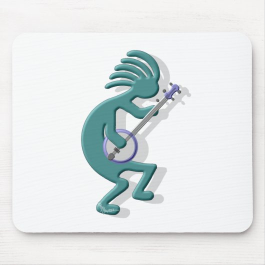 Tapis De Souris Banjo de Kokopelli (Devant)