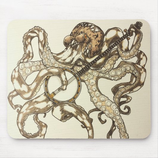 Tapis De Souris Banjo Octopus (Devant)