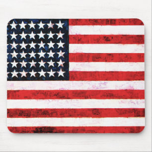 Tapis De Souris Bannière étoilée - Drapeau américain