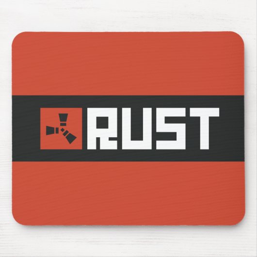 Tapis De Souris Bannière RUST BRWB (Devant)