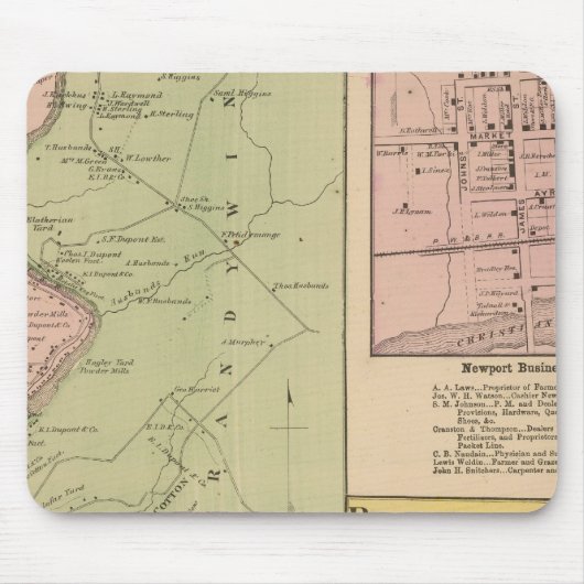 Tapis De Souris Banque de Brandywine (Devant)