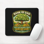 Tapis De Souris Banque drôle de crédit rapide vérification de créd (Avec souris)