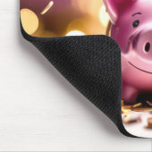 Tapis De Souris Banque Rose Piggy Avec Pièces (Coin)